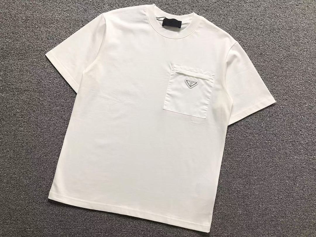 Prada 165 P⭐A⭐A T-SHIRT 2203274205 (Im 170Cm 60Kg I Wear Size S In The Phot) - Image 7