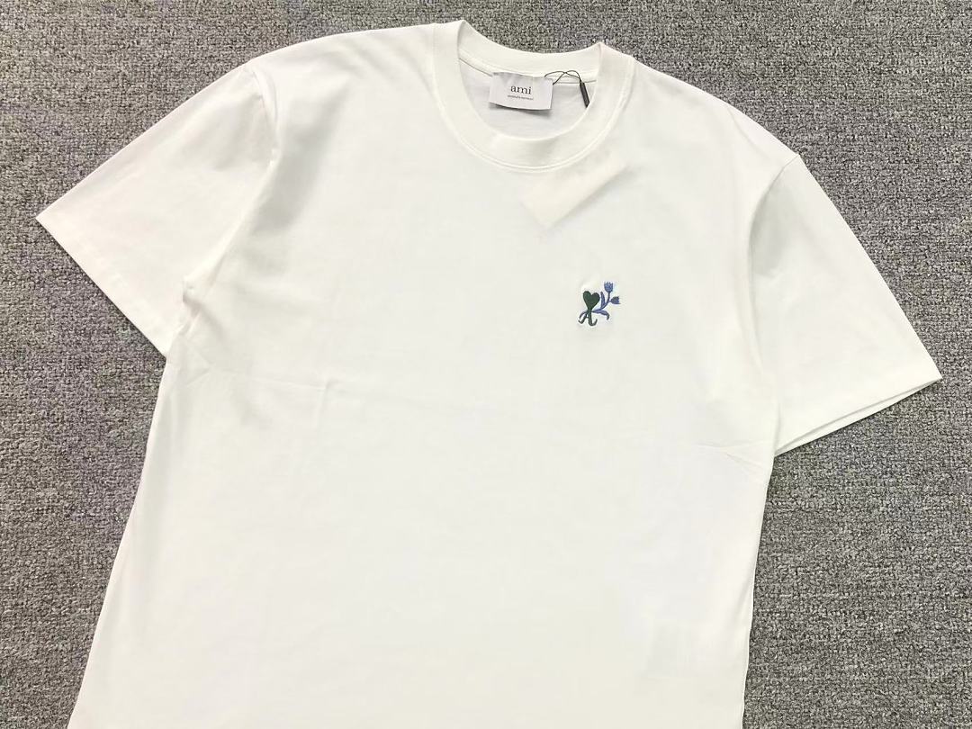 AMI 98 AMI T-SHIRT 3208210721 (Im 170Cm 60Kg I Wear Size M In The Phot) - Image 9