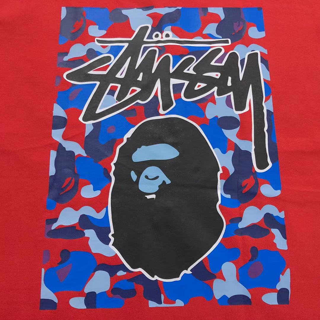 Bape 78 BAPE STUSSY T-SHIRT 1102090442 (Im 170Cm 55Kg I Wear Size S In The Phot) - Image 15