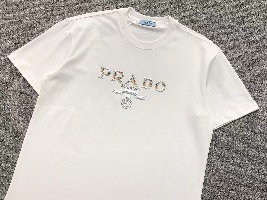 Prada 88 P⭐A⭐A T-SHIRT 125210232 (Im 170Cm 60Kg I Wear Size M In The Phot) - Image 9