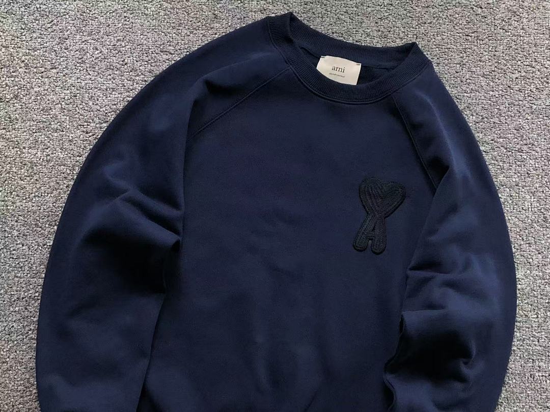 AMI 125 AMI HOODIE 3201081017 (Im 170Cm 60Kg I Wear Size S In The Phot) - Image 14