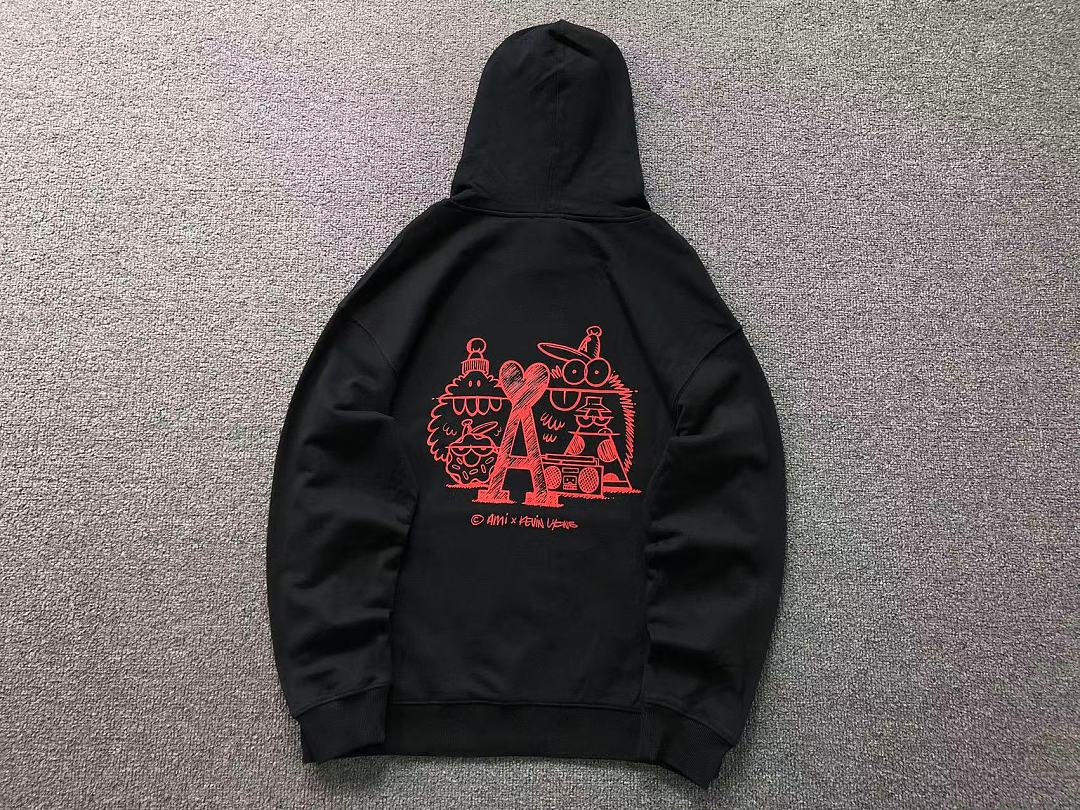 AMI 168 AMI HOODIE 3208212321 (Im 170Cm 60Kg I Wear Size M In The Phot) - Image 9