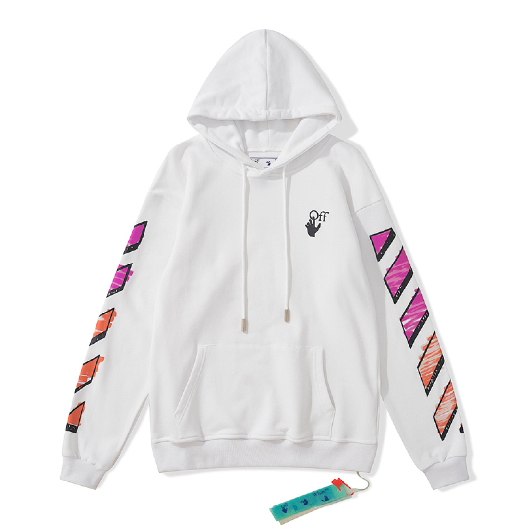 Off-White 116 OFF-WHITE (WHITE HOODIE) - Image 5