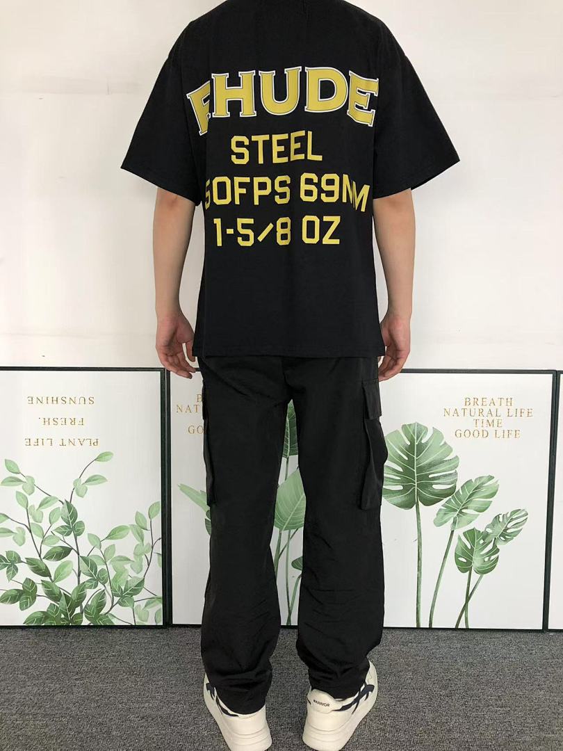 Rhude 95 RHUDE T-SHIRT 1103160621 (Im 170Cm 60Kg I Wear Size S In The Phot) - Image 4