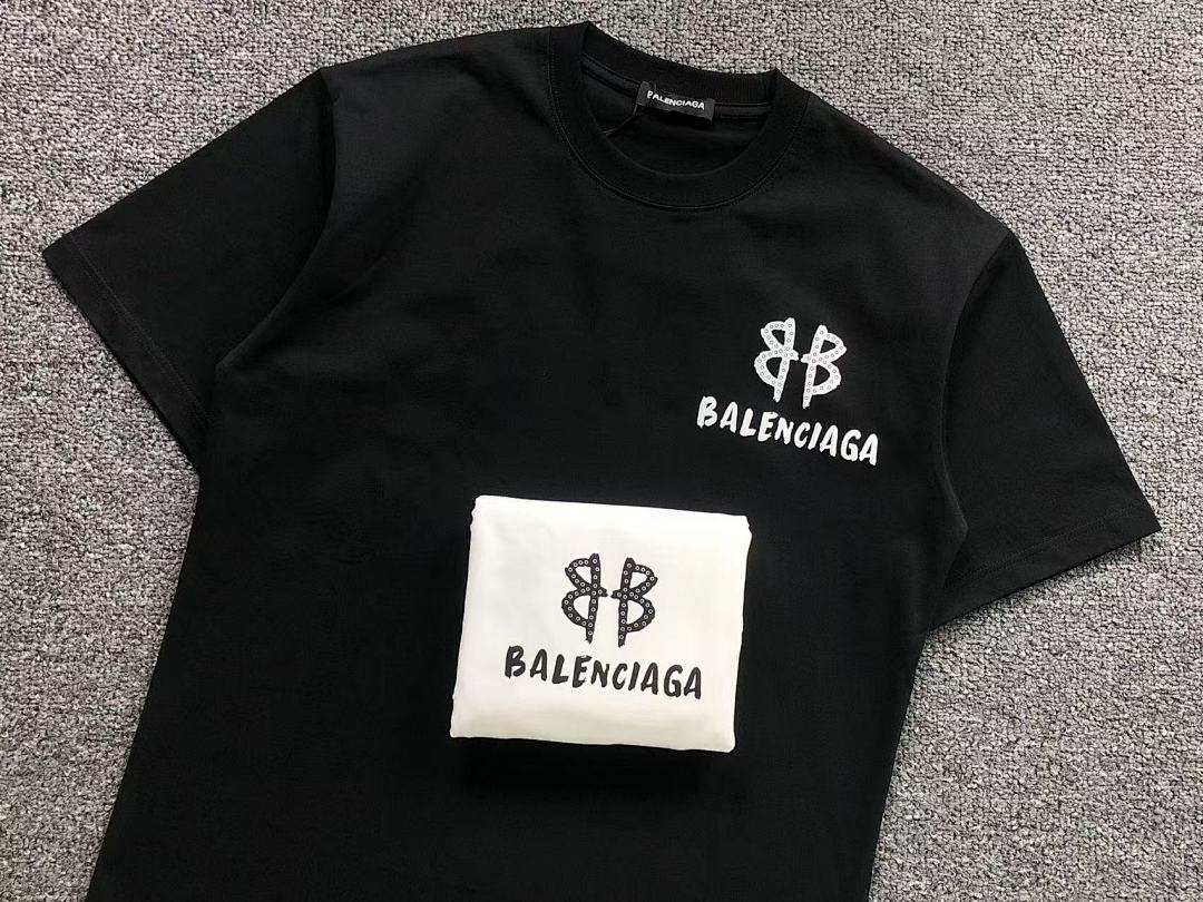 Balenciaga 115 B⭐L⭐⭐⭐IA⭐A T-SHIRT 3103235120 (Im 170Cm 60Kg I Wear Size S In The Phot) - Image 17