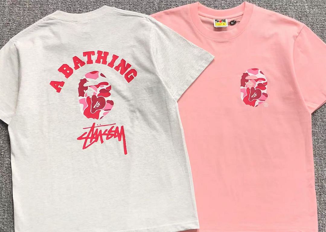 Bape 78 BAPE STUSSY T-SHIRT 1102090742 (Im 170Cm 55Kg I Wear Size S In The Phot) - Image 6