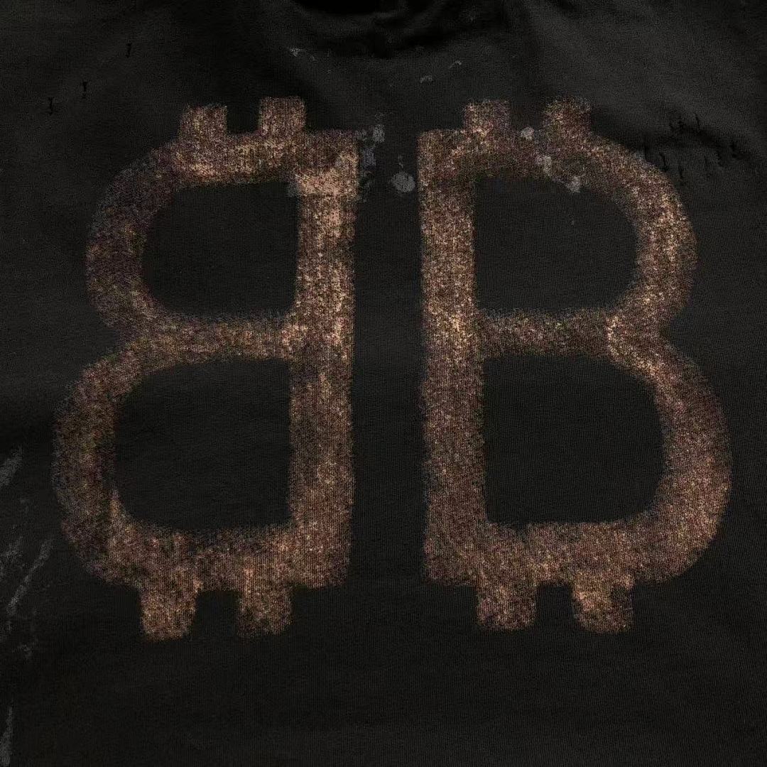 Balenciaga 125 B⭐L⭐⭐⭐IA⭐A T-SHIRT 42032302163 (Im 170Cm 60Kg I Wear Size XS In The Phot) - Image 13