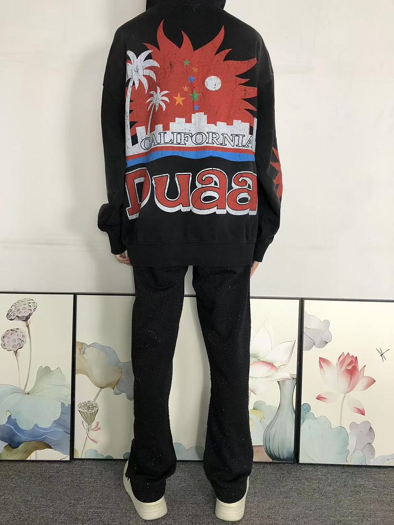 Unbranded 208 FASHION HOODIE 3208133017 (Im 170Cm 60Kg I Wear Size L In The Phot) - Image 4