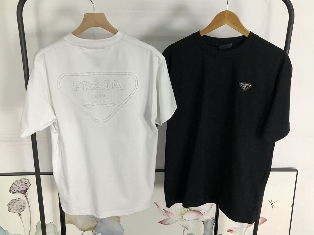 Prada 118 P⭐A⭐A T-SHIRT 11122008137 (Im 170Cm 55Kg I Wear Size M In The Phot) - Image 28