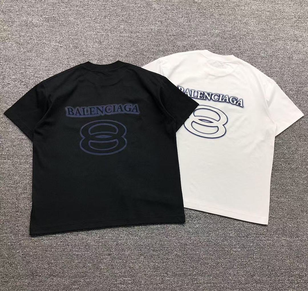 Balenciaga 125 B⭐L⭐⭐⭐IA⭐A T-SHI0RT 503161377 (Im 170Cm 60Kg I Wear Size S In The Phot)