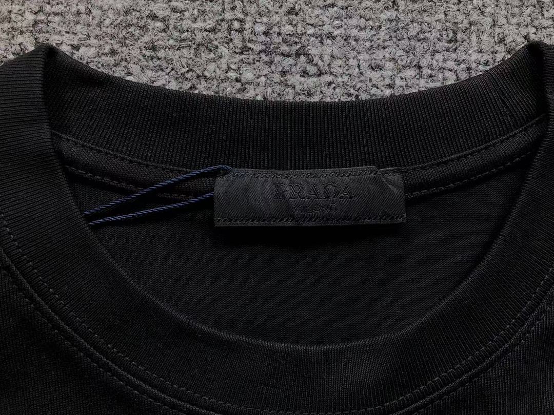 Prada 138 P⭐A⭐A T-SHIRT 22032010001 (Im 170Cm 60Kg I Wear Size S In The Phot) - Image 15