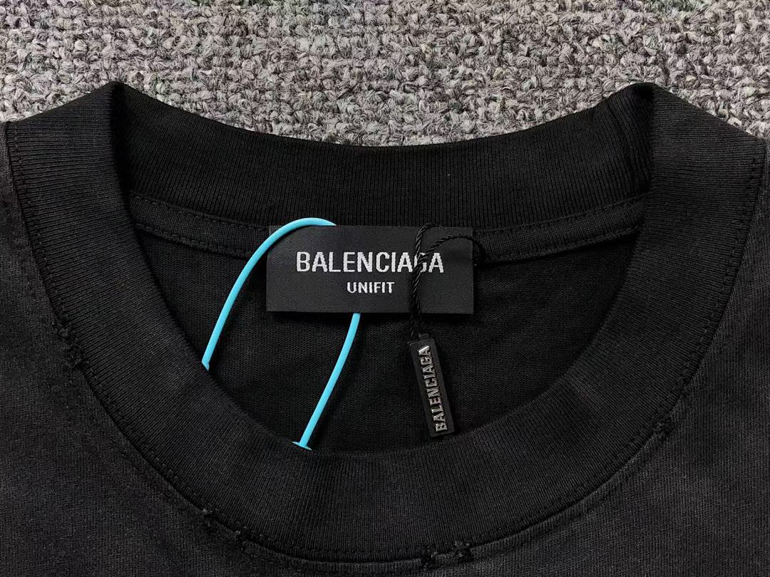 Balenciaga 128 B⭐L⭐⭐⭐IA⭐A T-SHIRT 213041221 (Im 170Cm 55Kg I Wear Size L In The Phot) - Image 17