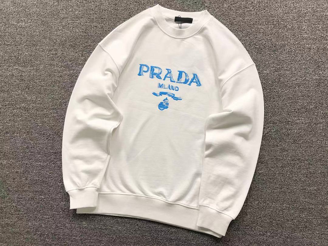 Prada 128 P⭐A⭐A HOODIE 59280881 (Im 170Cm 60Kg I Wear Size S In The Phot) - Image 7