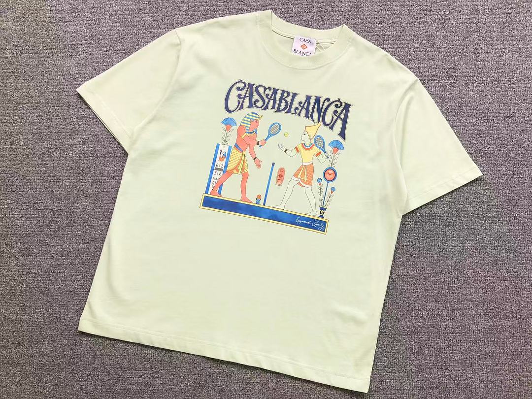 Casablanca 105 CASABLANCA T-SHIRT 52062601127 (Im 170Cm 60Kg I Wear Size L In The Phot) - Image 21