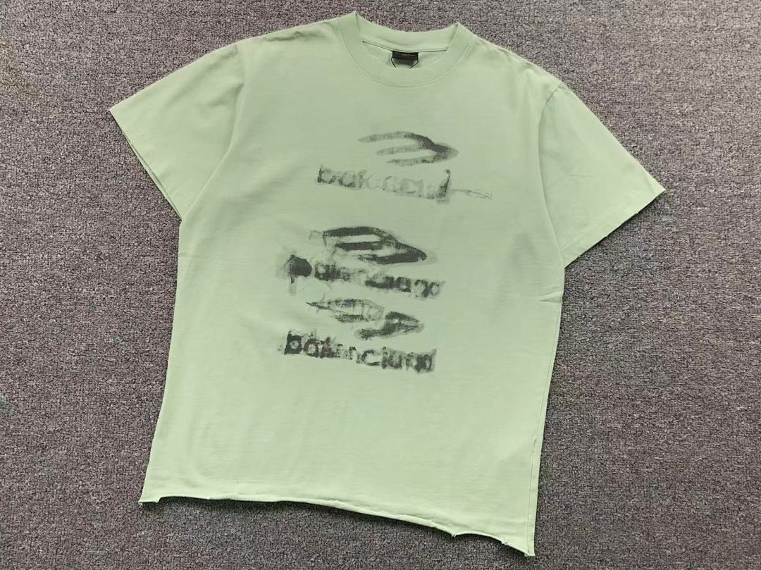 Balenciaga 118 B⭐L⭐⭐⭐IA⭐A T-SHIRT 5212206136 (Im 170Cm 60Kg I Wear Size S In The Phot) - Image 6