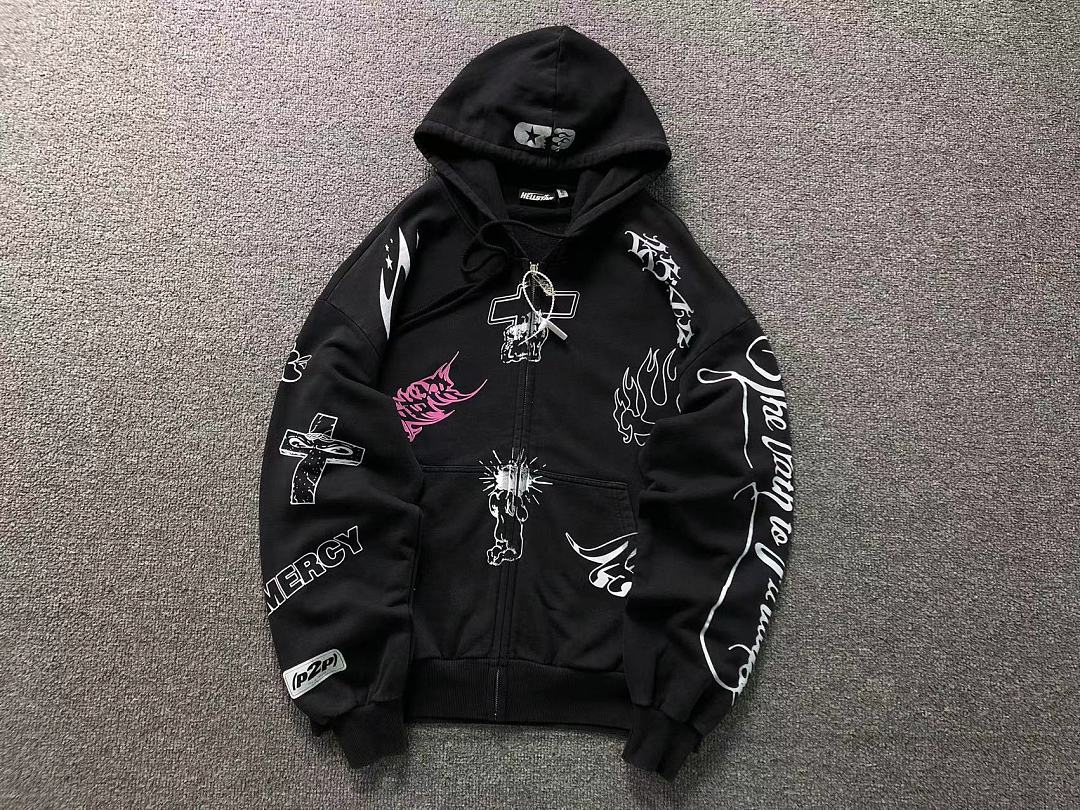Hellstar 308 HELLSTAR HOODIE 3209010672 (Im 170Cm 60Kg I Wear Size M In The Phot) - Image 5