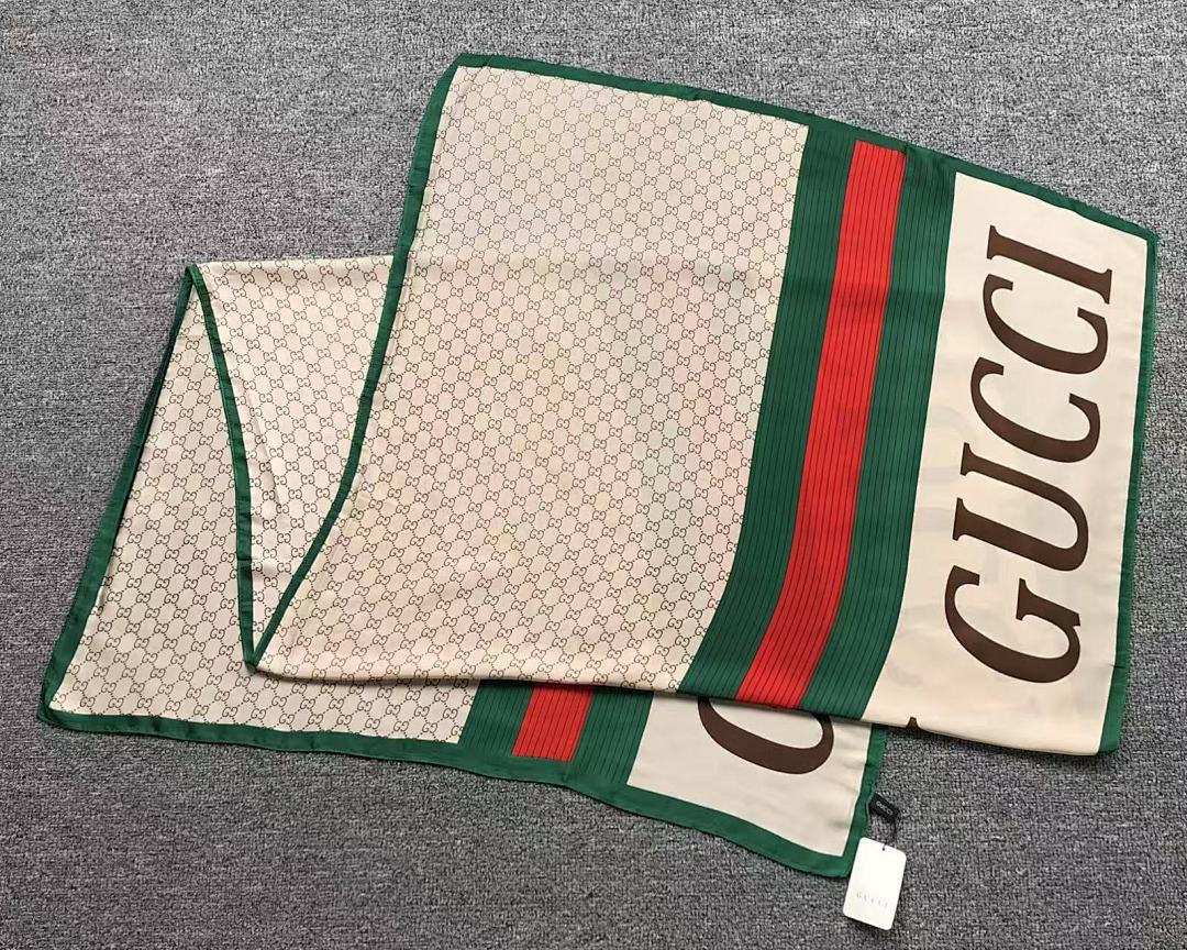 Gucci 85 G⭐C⭐I SCARF 31062825102 (Long 180CM* Wide 90CM*) - Image 2