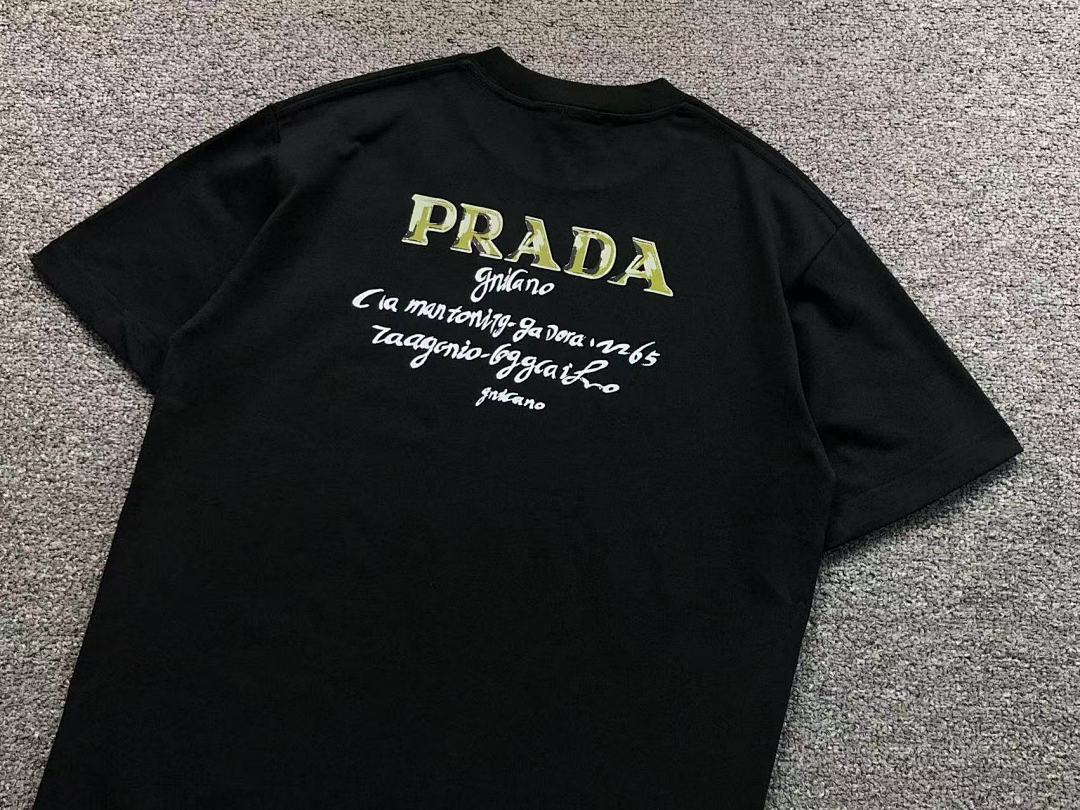 Prada 115 P⭐A⭐A T-SHIRT 5232404147 (Im 170Cm 60Kg I Wear Size M In The Phot) - Image 11