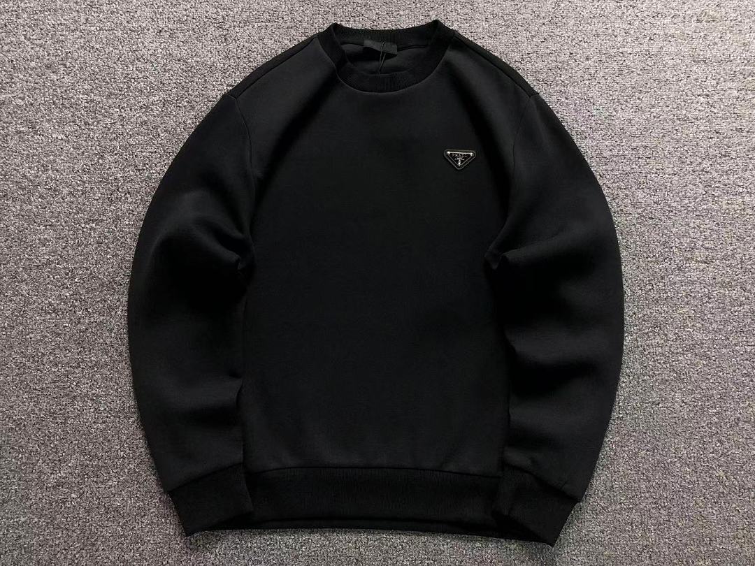 Prada 178 P⭐A⭐A HOODIE 3208280321 (Im 170Cm 60Kg I Wear Size M In The Phot) - Image 9