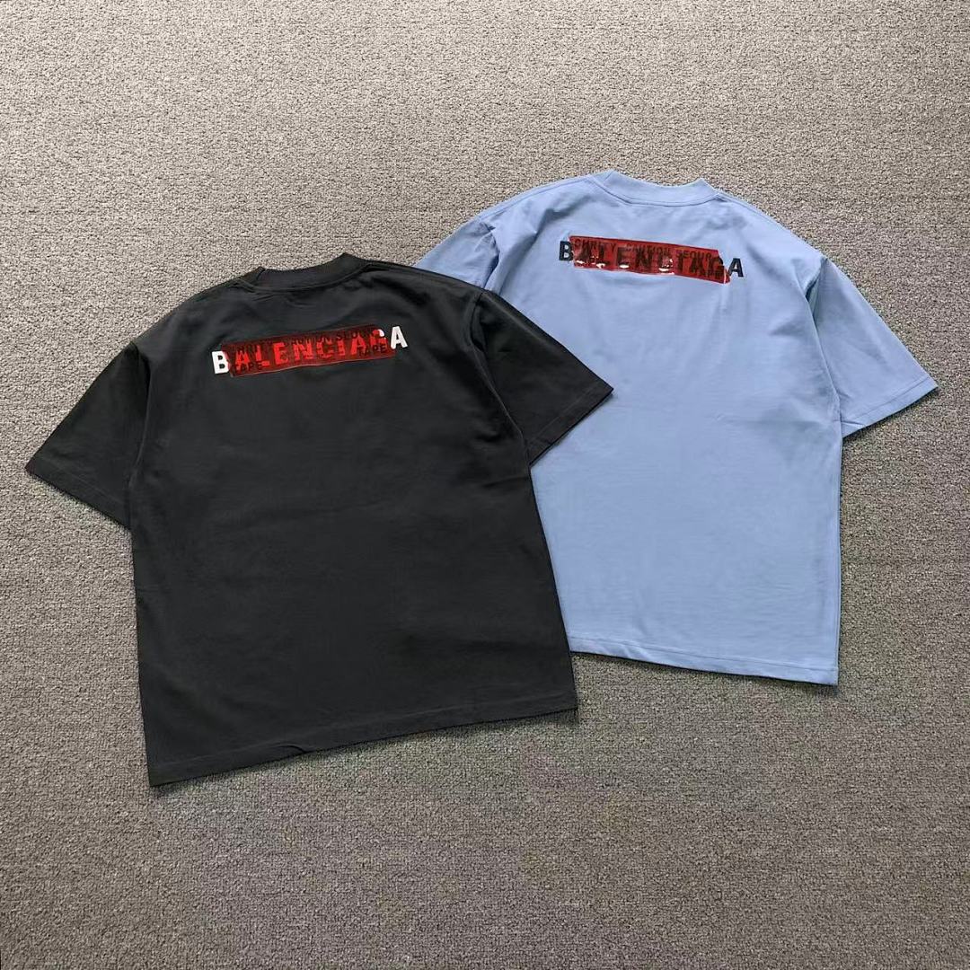 Balenciaga 118 B⭐L⭐⭐⭐IA⭐A T-SHIRT 5212126136 (Im 170Cm 60Kg I Wear Size M In The Phot), photo 1