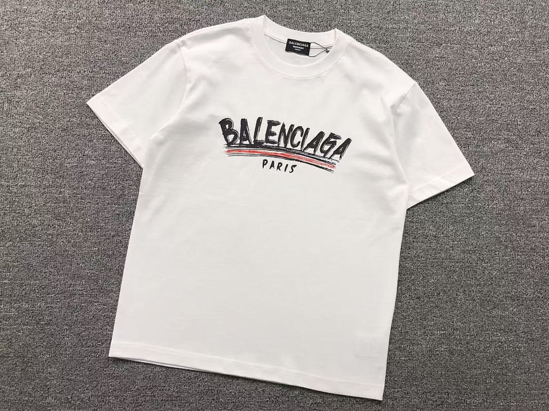 Balenciaga 115 B⭐L⭐⭐⭐IA⭐A T-SHIRT 412200821 (Im 170Cm 57Kg I Wear Size M In The Phot) - Image 7