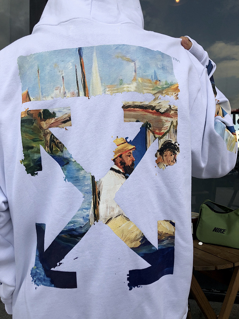 Off-White 135 OFF-WHITE (WHITE HOODIE) - Image 62