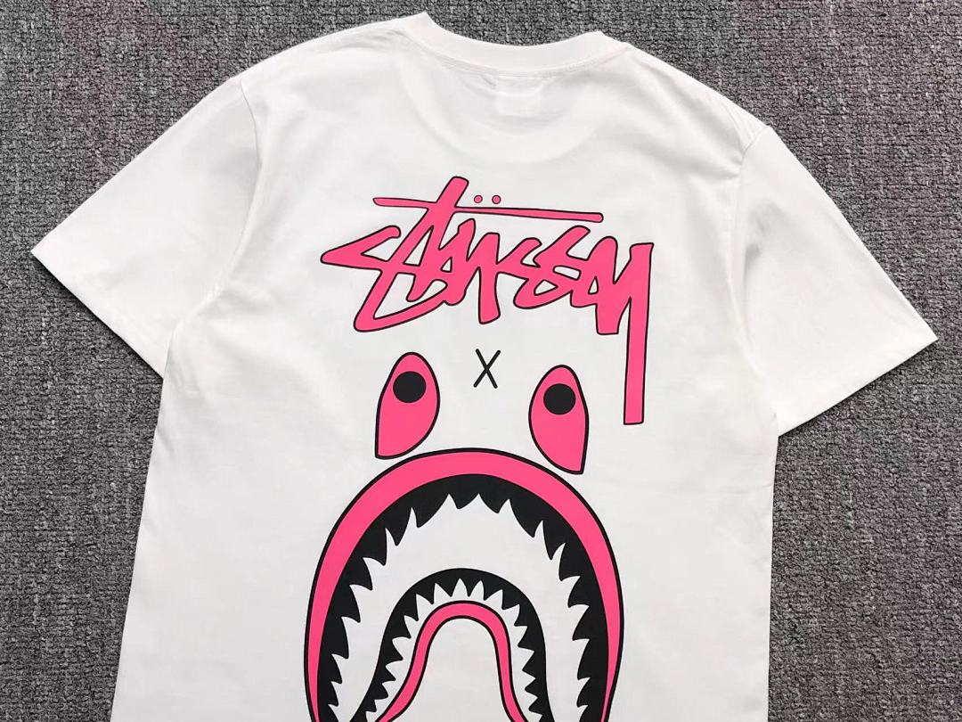 Bape 78 BAPE STUSSY T-SHIRT 411181142 (Im 170Cm 57Kg I Wear Size S In The Phot) - Image 14