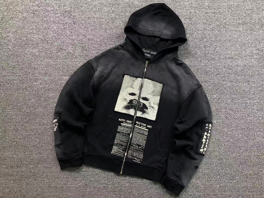 Chanel 185 ENFANTS RICHES DEPRIMES HOODIE 521709162 (Im 170Cm 60Kg I Wear Size S In The Phot) - Image 6