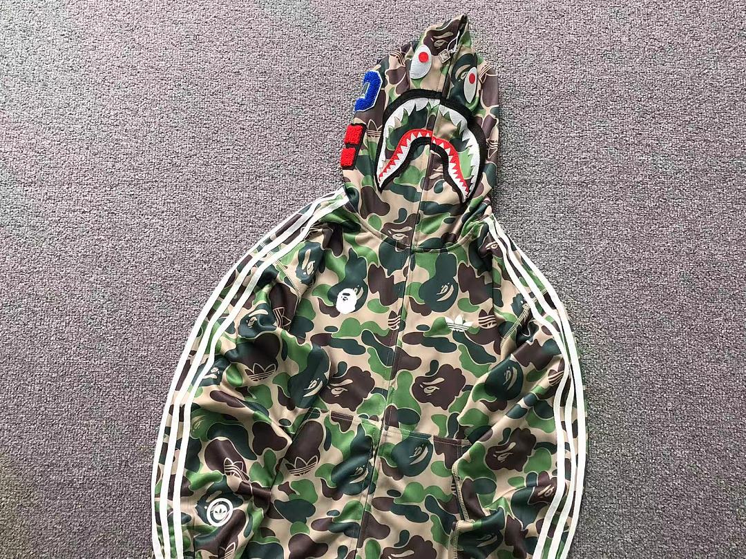 Adidas 258 A⭐I⭐AS BAPE HOODIE 1241811159 (Im 170Cm 60Kg I Wear Size S In The Phot) - Image 7