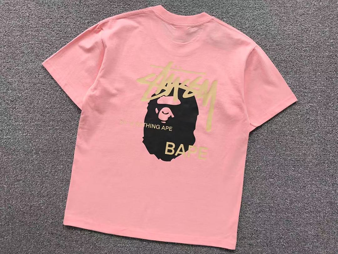 Bape 78 BAPE STUSSY T-SHIRT 1102101142 (Im 170Cm 57Kg I Wear Size S In The Phot) - Image 12