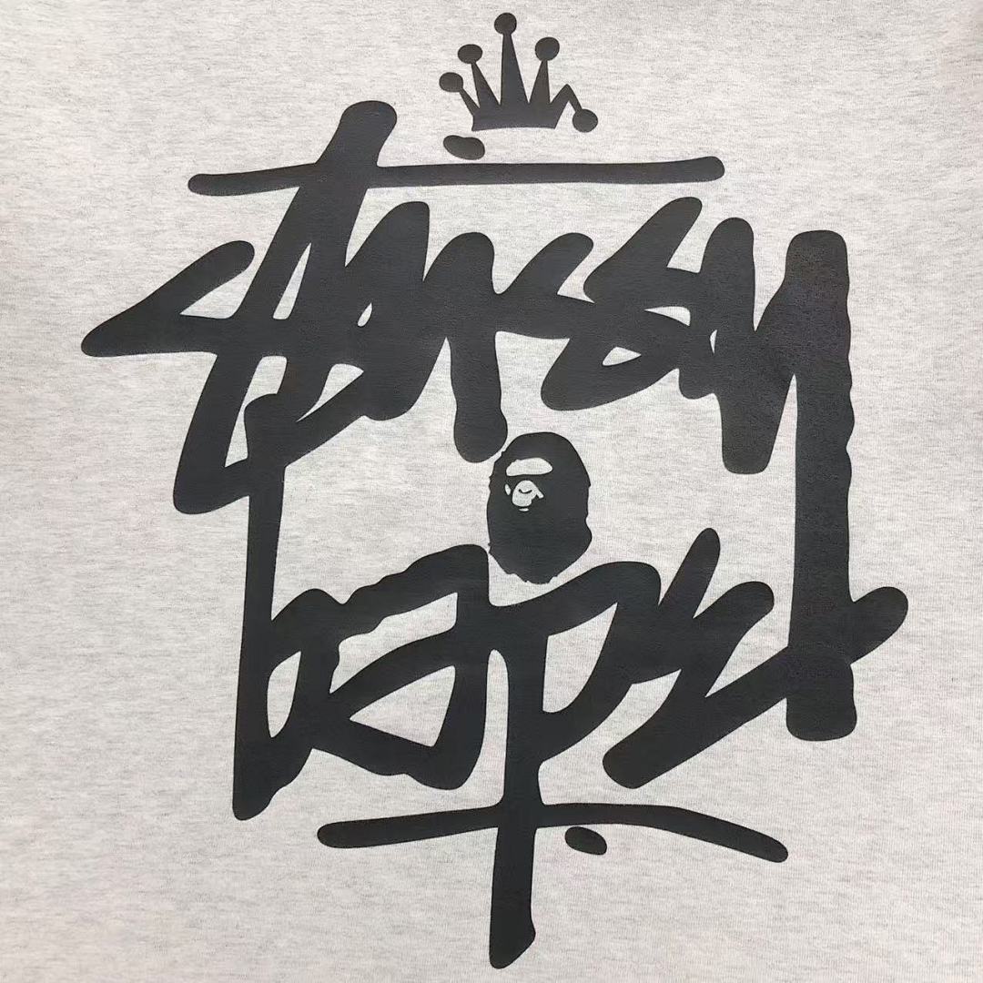 Bape 79 BAPE STUSSY T-SHIRT 411183342 (Im 170Cm 57Kg I Wear Size S In The Phot) - Image 25