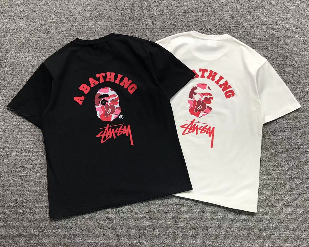 Bape 88 BAPE STUSSY T-SHIRT 3112050321 (Im 170Cm 60Kg I Wear Size M In The Phot) - Image 5