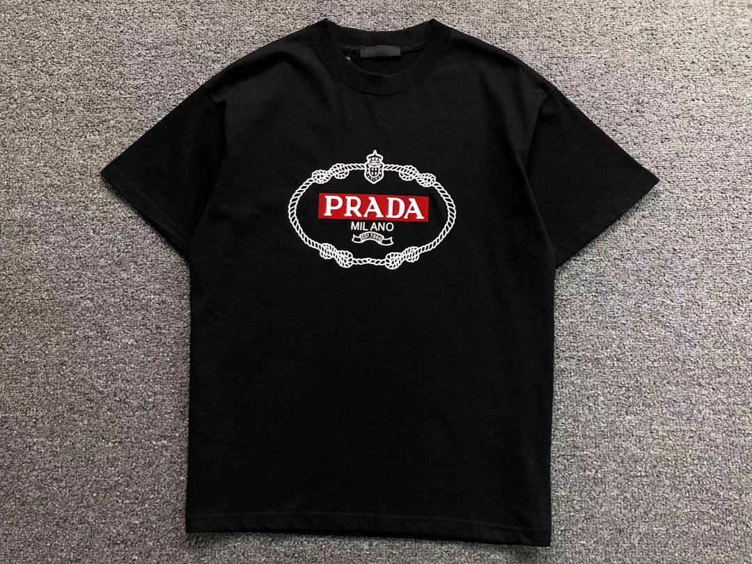 Prada 158 P⭐A⭐A T-SHIRT 22032013001 (Im 170Cm 60Kg I Wear Size S In The Phot) - Image 10