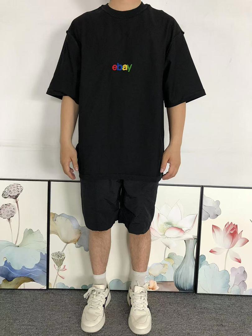 Balenciaga 125 B⭐L⭐⭐⭐IA⭐A T-SHIRT 42041308163 (Im 170Cm 60Kg I Wear Size XS In The Phot) - Image 3