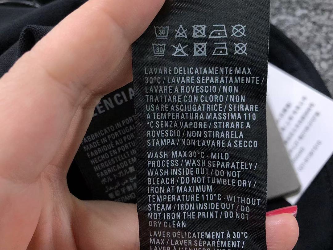 Balenciaga 135 B⭐L⭐⭐⭐IA⭐A T-SHIRT 42071710163 (Im 170Cm 60Kg I Wear Size S In The Phot) - Image 18