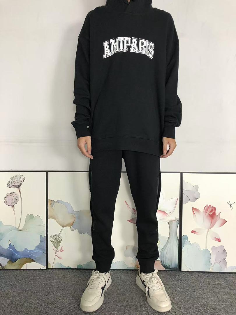 AMI 168 AMI HOODIE 3208212721 (Im 170Cm 60Kg I Wear Size M In The Phot) - Image 3