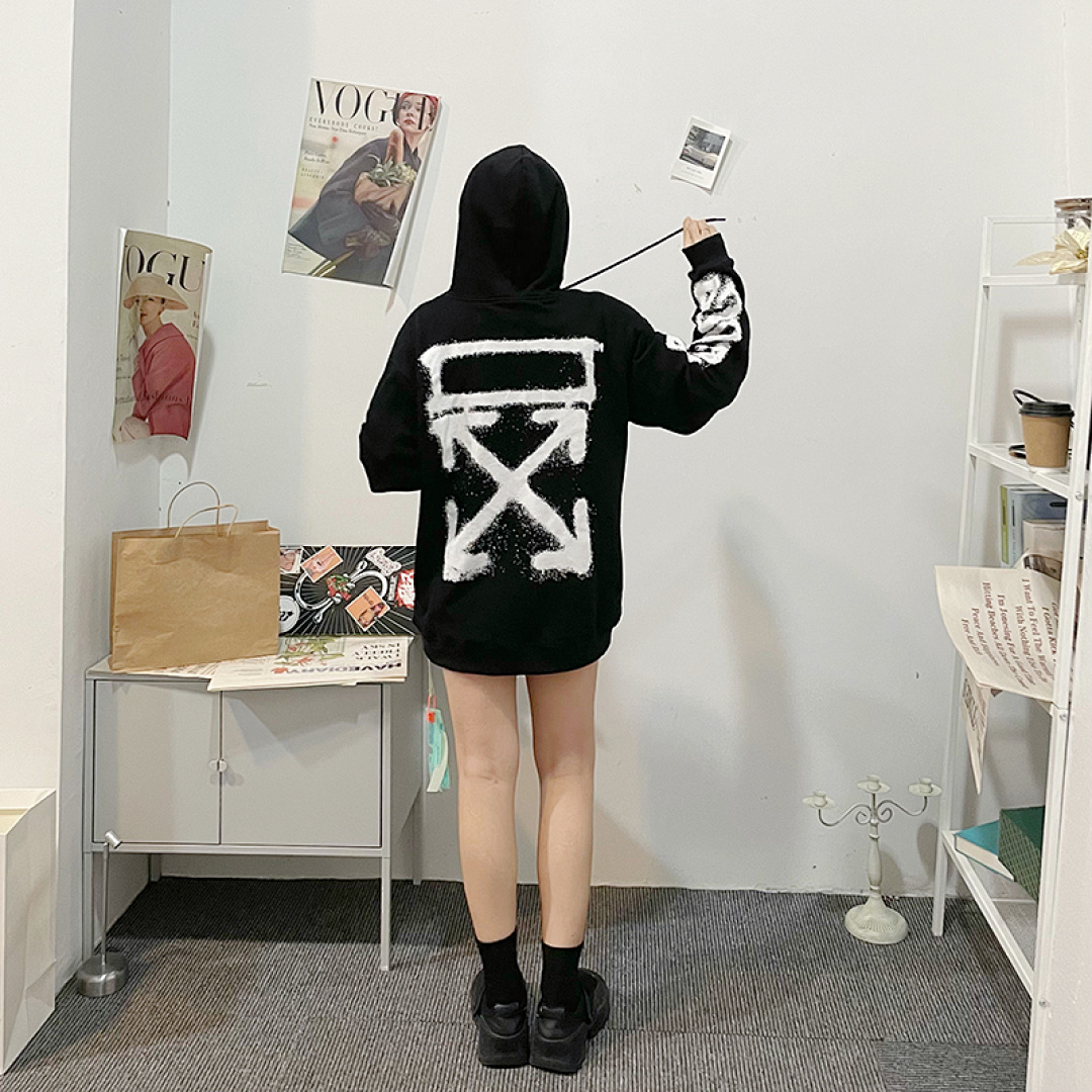Off-White 109 OFF-WHITE (WHITE HOODIE) - Image 24