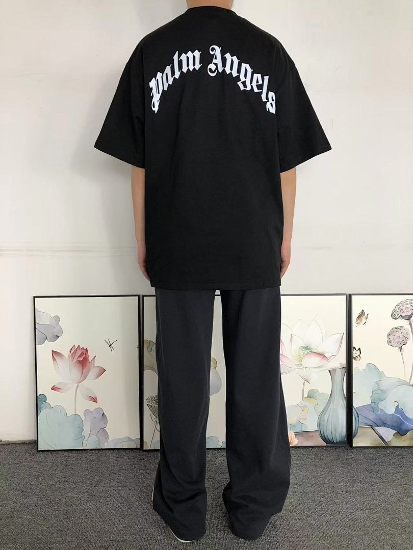 Palm Angels 78 PALM ANGELS T-SHIRT 41060929121 (Im 170Cm 60Kg I Wear Size L In The Phot) - Image 4