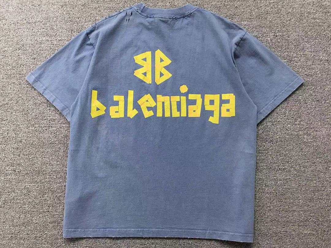 Balenciaga 138 B⭐L⭐⭐⭐IA⭐A T-SHIRT 41060602077 (Im 170Cm 60Kg I Wear Size XS In The Phot) - Image 7