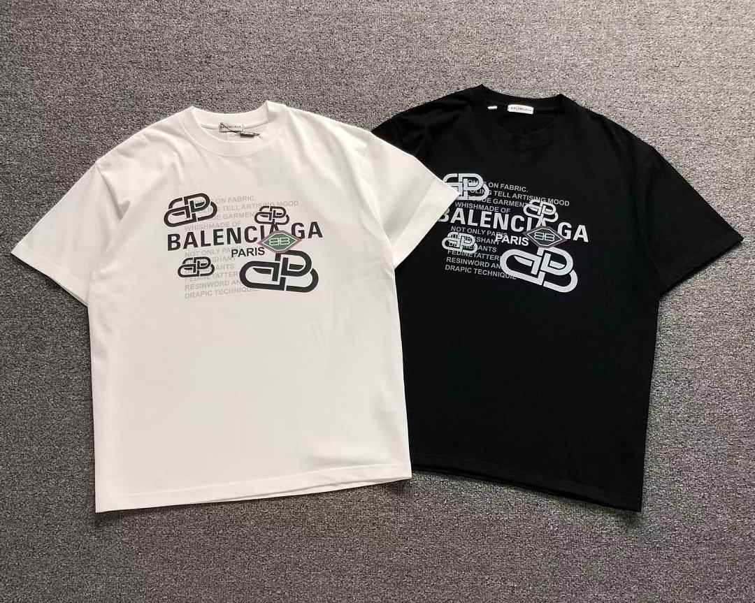 Balenciaga 108 B⭐L⭐⭐⭐IA⭐A T-SHIRT 1252215137 (Im 170Cm 60Kg I Wear Size L In The Phot) - Image 5