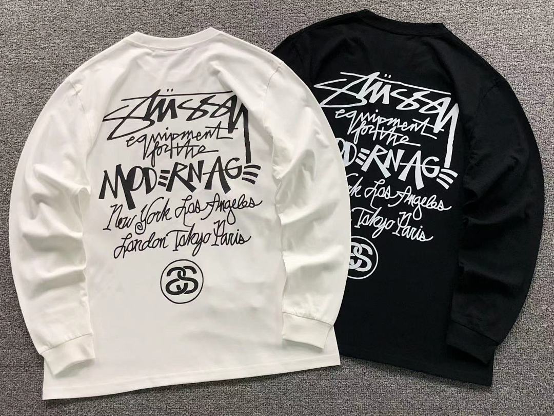 Stussy 95 STUSSY LONG SLEEVED 582004123 (Im 170Cm 60Kg I Wear Size M In The Phot) - Image 5