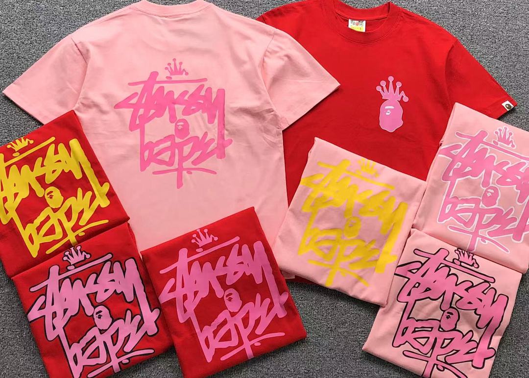 Bape 78 BAPE STUSSY T-SHIRT - Image 5