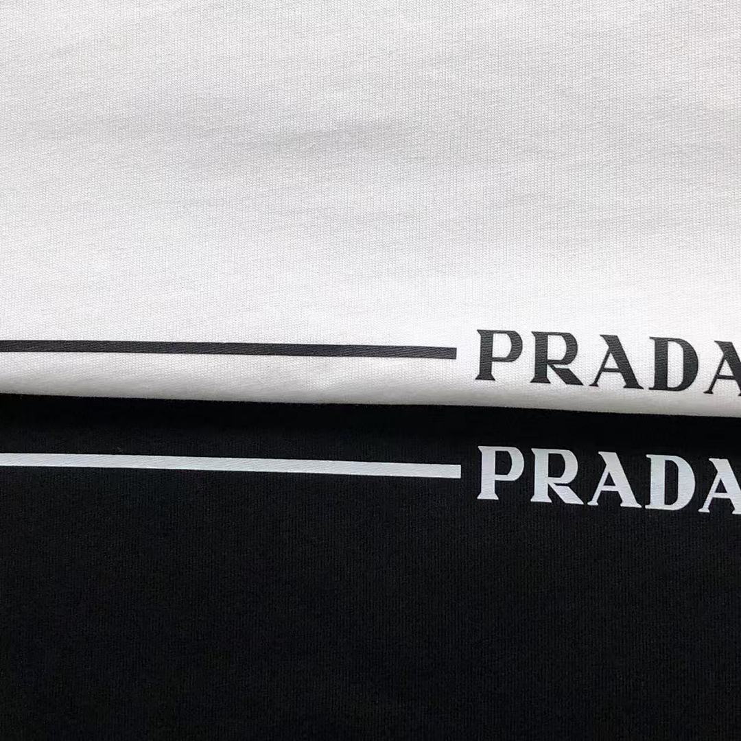 Prada 128 P⭐A⭐A T-SHIRT 56201221 (Im 170Cm 60Kg I Wear Size M In The Phot) - Image 14