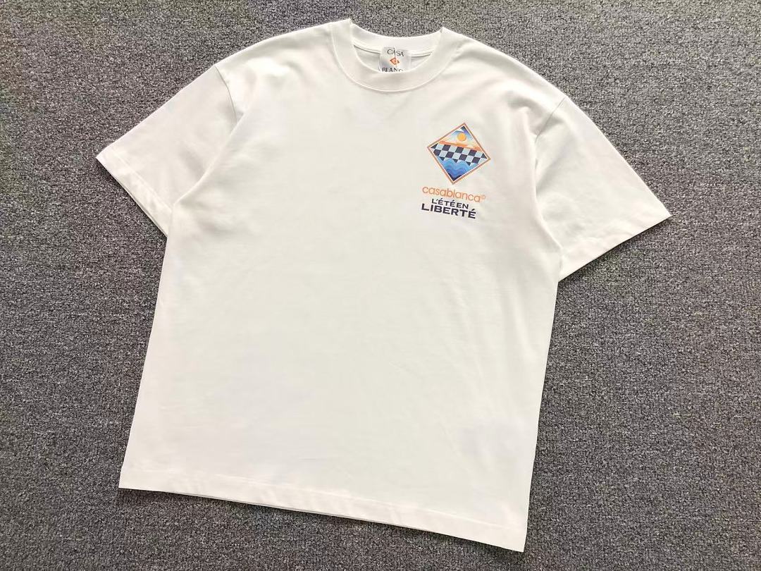 Casablanca 105 CASABLANCA T-SHIRT 52071831127 (Im 170Cm 60Kg I Wear Size L In The Phot) - Image 7