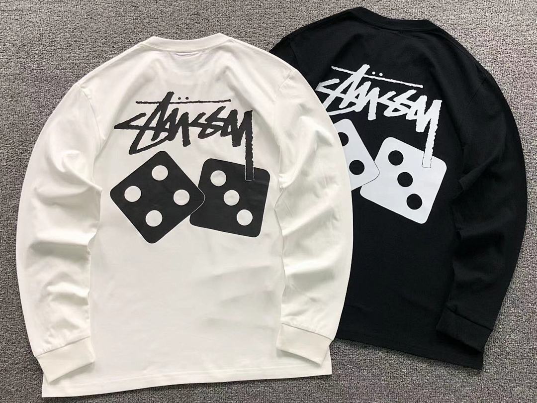 Stussy 95 STUSSY LONG SLEEVED 582002123 (Im 170Cm 60Kg I Wear Size M In The Phot) - Image 5