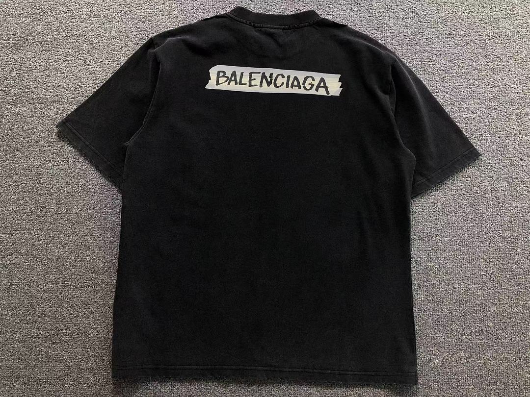 Balenciaga 135 B⭐L⭐⭐⭐IA⭐A T-SHIRT 42042413163 (Im 170Cm 60Kg I Wear Size XS In The Phot) - Image 9