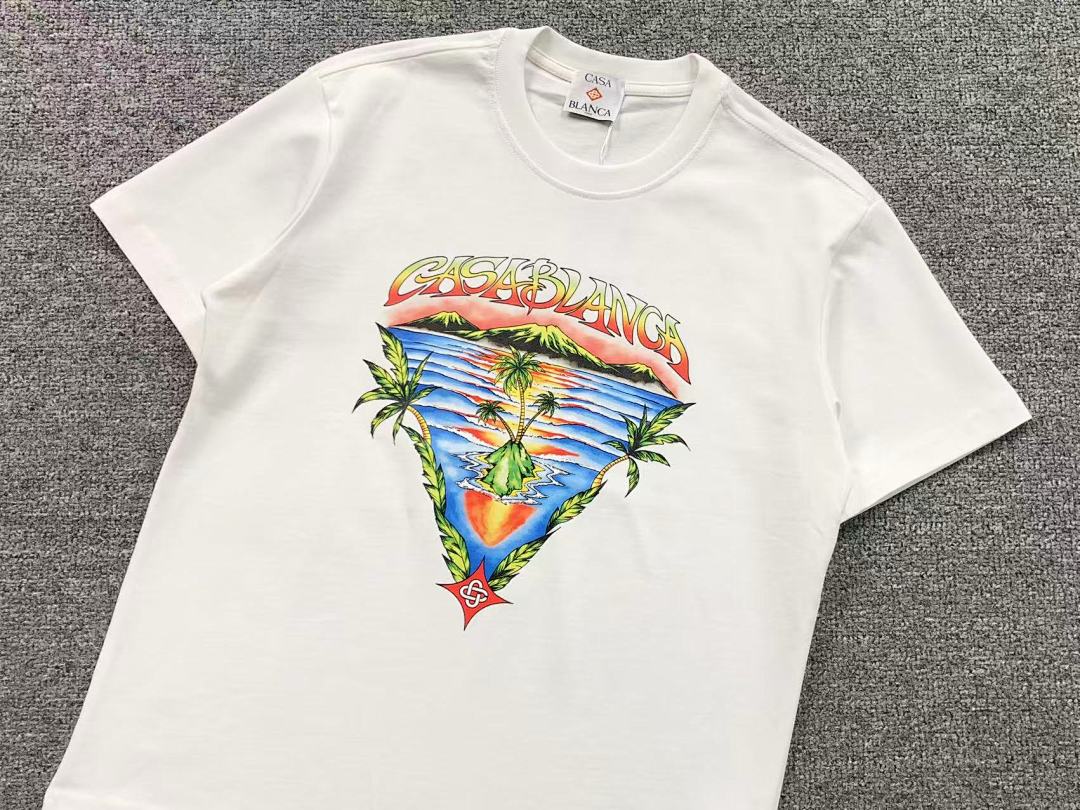 Casablanca 85 CASABLANCA T-SHIRT 1112260532 (Im 170Cm 60Kg I Wear Size M In The Phot) - Image 9