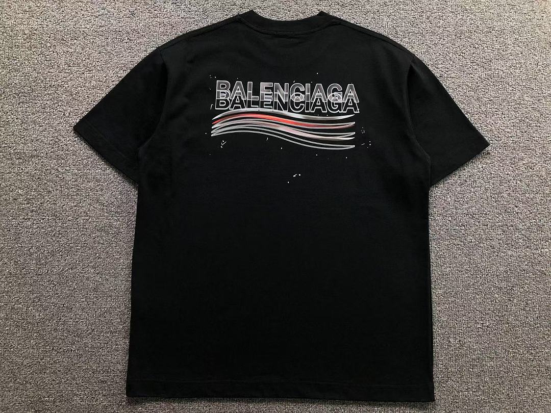 Balenciaga 115 B⭐L⭐⭐⭐IA⭐A T-SHIRT 5241633147 (Im 170Cm 60Kg I Wear Size L In The Phot) - Image 9