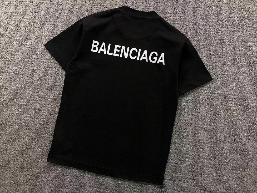 Balenciaga 118 B⭐L⭐⭐⭐IA⭐A T-SHIRT 41072504133 (Im 170Cm 60Kg I Wear Size S In The Phot) - Image 10