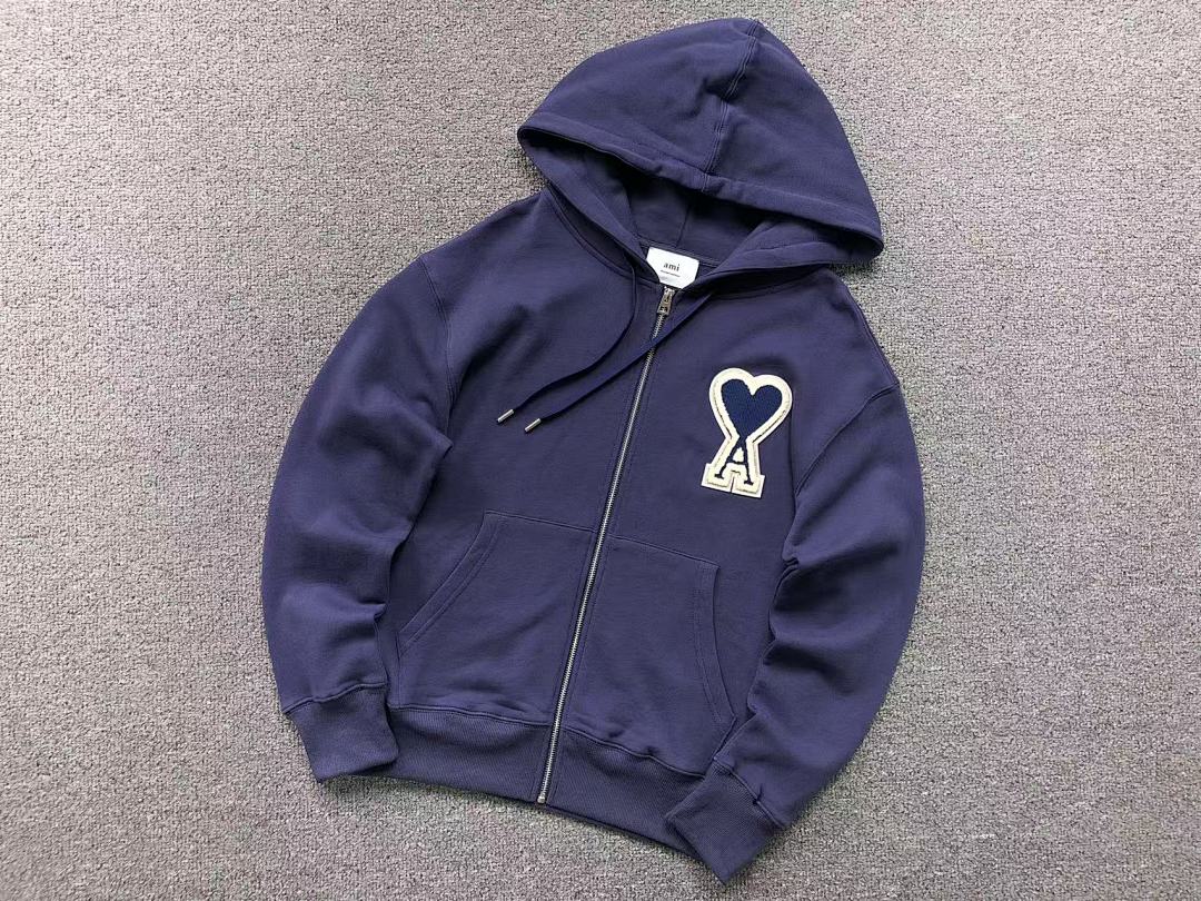 AMI 128 AMI HOODIE 503210188 (Im 170Cm 60Kg I Wear Size S In The Phot) - Image 16